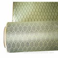 honeycomb texture carbon aramid mixed hexagon fabric